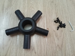 Beş yıldızlı ayak tabanını, dönen sandalye aksesuarlarını, kromlu/spray sandalye Bifma test sandalye bacaklarını sökün