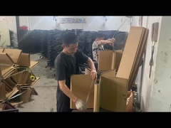 toptan 700 mm Siyah Naylon Ofis Sandalyesi Bel desteği ve rotorları ile döner taban