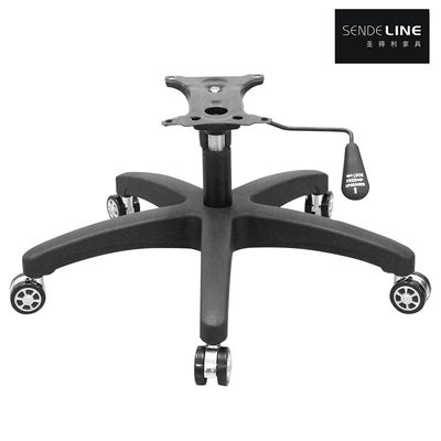 300 lbs ağırlık kapasitesi Ofis Sandalyesi Döner tabanlı Naylon 5 Yıldız Ayak Sandalye Bacakları