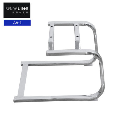 İyi fiyat Ofis Döner Sandalye Aksesuarları Chrome Bow Frame Metal Sandalye Çerçeve Flat Tube Base çevrimiçi