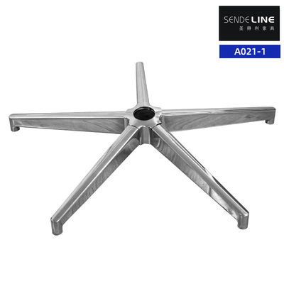 İyi fiyat Elektropolatlı Beş Yıldızlı Ayak Ofisi Düzenlenebilir Sandalye Üssü Döner Sandalye Aksesuarları çevrimiçi