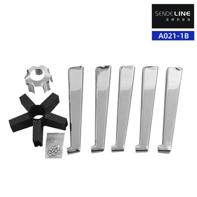 İyi fiyat Döner Sandalye Aksesuarları Çıkar Chrome / Spray Bifma Test Beş Yıldızlı Ayak Üssü çevrimiçi