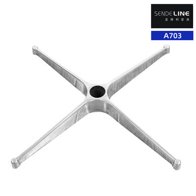 İyi fiyat Modern Ofis Sandalyesi Metal tabanı Değiştirme Dayanıklı Döner Alüminyum Sandalye tabanı çevrimiçi