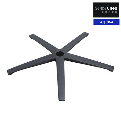 İyi fiyat Alüminyum Döner Sandalye Tekerlekli Metal Temel Beş Yıldızlı Sandalye Bacakları çevrimiçi