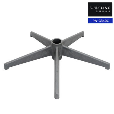 Nylon Ofis Sandalyesi Döner tabanlı Beş Yıldızlı Ayak Sandalyesi Bacaklar Diametresi 660mm 600mm