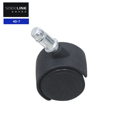 Ofis Döner Sandalye Tekerlekleri Değiştirme 40mm Tekerlek Merkezi Siyah Pulley Cardan Wheel