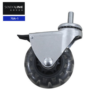 İyi fiyat 200 kg yük metal siyah ofis sandalyesi merkezi yedek tıbbi evrensel tekerleği çevrimiçi