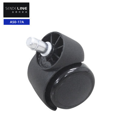 0.5kg yük Ofis Sandalyesi Tekerlek Değiştirme Naylon 50mm 5 Tekerlekli Ofis Sandalyesi Pulley