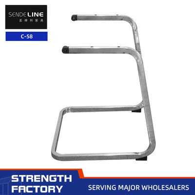 İyi fiyat Demir boru Ofis Sandalyesi Metal Yapı 620mm Yükseklik Elektroplat Renk çevrimiçi