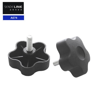 İyi fiyat Siyah Ayarlanabilir Masa Ayakları M8 Fil uzunluğu 20mm Ofis Sandalyesi Ayakları Değiştirme çevrimiçi