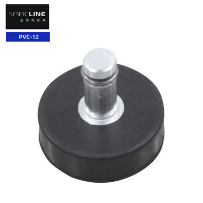 İyi fiyat M11 Düzenlenebilir Masa Ayakları 43mm Alt Çap Siyah Ofis Kauçuk Sandalyesi Ayak Yastıkları çevrimiçi