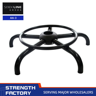 İyi fiyat Siyah Bar Taburası Aksesuarları Döner Sandalye Ayak Yüzükleri Beş Yıldızlı Ayak Üstü çevrimiçi