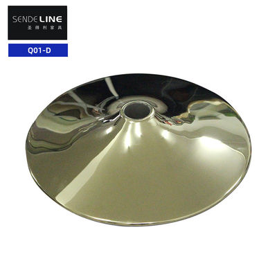 İyi fiyat Altın / Beyaz Modern Bar Taş Aksesuarları Restoran Döner Sandalye Yuvarlak Temel çevrimiçi