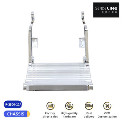 İyi fiyat Alüminyum Alaşım Berber Sandalye Ayak Destesi Elektroplatürlü Renkli Titanyum Platürlü Altın Ayak Yürüyüşü Kıvrım Saç Sandalye Aksesuarları çevrimiçi