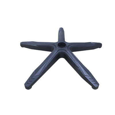 Yüksek kaliteli 640mm Siyah Naylon Ofis Sandalyesi Altı, Bel Destesi ve Çubukları