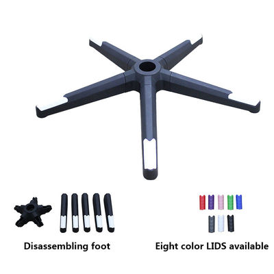 İyi fiyat Fabrika Toptan Satış Ofis Sandalyesi Çekilişsiz Döner Çaplı Siyah Naylon Bifma Test Edilmiş 350mm Yarıçap çevrimiçi