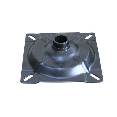 Siyah Demir Plaka Döner Ofis Sandalyesi Mekanizmi Modern Tarzı 140X140mm Montaj Deliği