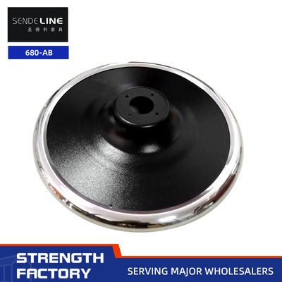 İyi fiyat Soğuk plaka damgalama spreyi siyah berber sandalyesi tabanı paslanmaz çelik kenar 3.0mm duvar çevrimiçi