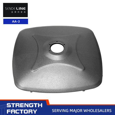 İyi fiyat 500×500mm Mat Siyah Plating Barber Sandalyesi / Güzellik Sandalyesi için Renkli Damgalama Bazası çevrimiçi