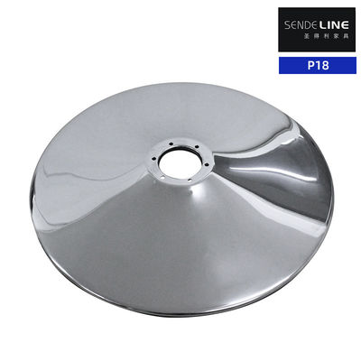 İyi fiyat Chrome yuvarlaklık Salon Styling Koltuğu için Berber Sandalyesi Temel 520/550mm özellik çevrimiçi