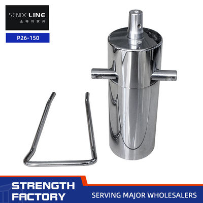 İyi fiyat Profesyonel Berber Sandalyesi 200N Chrome dökme demir tabanlı yağ pompası ile çevrimiçi