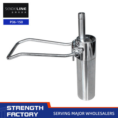 İyi fiyat Plating Rengi / Altın 5kg dökme demir berber sandalyesi tabanı 150mm yolculuk hidrolik pompa asansörü ile çevrimiçi