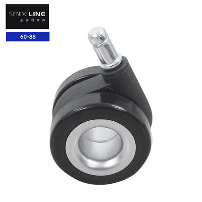 İyi fiyat Gümüş boş Ofis Sandalyesi Döner sandalye için Castor 60mm Diameter Tıp Arabası Tekerlek Caster çevrimiçi