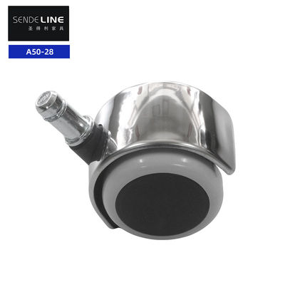 İyi fiyat 2 Inç Süt Beyaz Naylon Ofis Sandalyesi Kolay Hareket ve Yumuşak Yuvarlanma için Çark Çarkı çevrimiçi