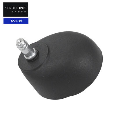 İyi fiyat Siyah Ofis Sandalyesi Neylon 2 Inç Patron Sandalyesi Tekerleği Değiştirme çevrimiçi