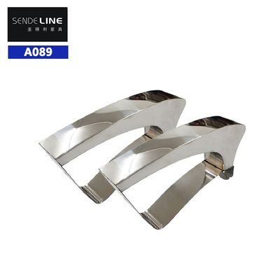 İyi fiyat Ağırlıkları 0.9kg/ Çift Paslanmaz Çelik Berber Sandalyesi Berber Dükkanı Güzellik Salonu Sandalyesi çevrimiçi