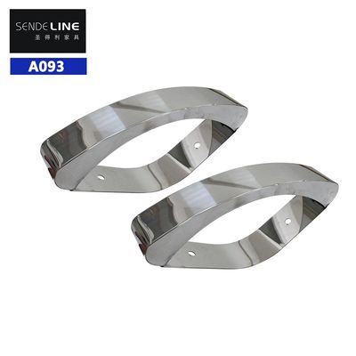 İyi fiyat Yüksek Kalite Ağırlık 0.8kg/ Paslanmaz Çelik Berber Sandalye Koltuk Desteleri çevrimiçi