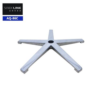 Modern Stil Ev Ofisi Döner Sandalye Temel 700mm Gümüş Özel Renk