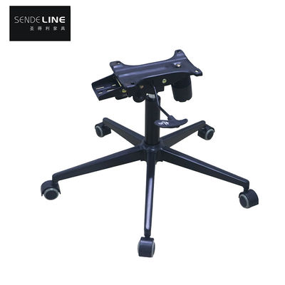 Demir Siyah / Plating Renkli Ofis Sandalyesi Altı 700mm En iyi dayanıklılık için çapı