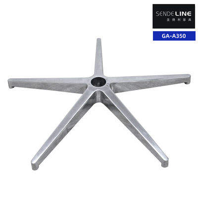 İyi fiyat Çaprağı 700mm Ofis Sandalyesi Metal Temel Konforlu oturma için parlak renk ve özelleştirilebilir renk çevrimiçi