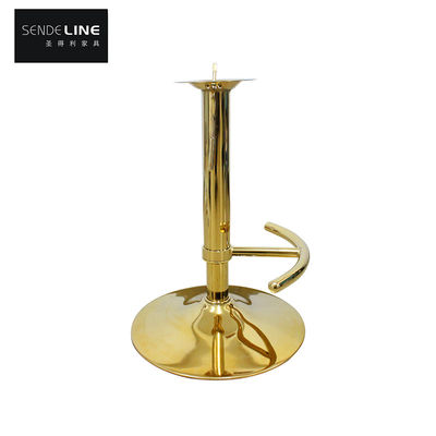 İyi fiyat Toptan Bar Sandalye Aksesuarları Titanyum Altın Yuvarlak Bar Sandalye Ayak Destekleri Temel Bar Sandalye Tek Parça Ayak Destekleri çevrimiçi