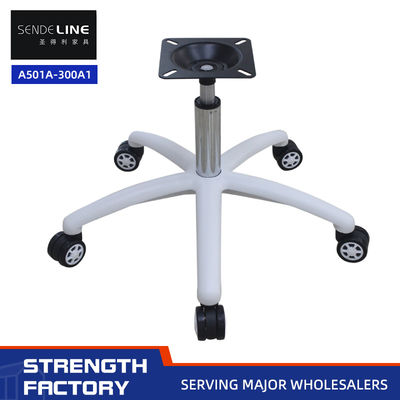 İyi fiyat 360° Dönüştürülebilir Ergonomik Düzenlenebilir Ofis Sandalyesi Altı Yüksekliği Özel 600mm Beyaz çevrimiçi