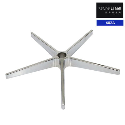 İyi fiyat Alüminyum alaşımlı ofis koltuğu tabanı, 60 mm yüksek cilalanmış renk, 5 yıldızlı koltuk bacakları çevrimiçi