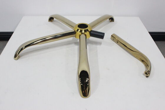 İyi fiyat 2.55 kilogram demir kaynaklı ofis döner sandalye tabanı, 700/640 mm altın kaplama 5 yıldızlı ayaklar sökme ve montaj için çevrimiçi