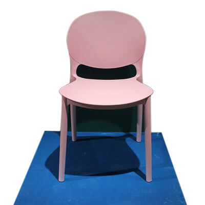 İyi fiyat Pembe Dayanıklı Modern Plastik Sandalye Ergonomik Rahat Hafif Ofis Konferans Bekleme Alanı çevrimiçi
