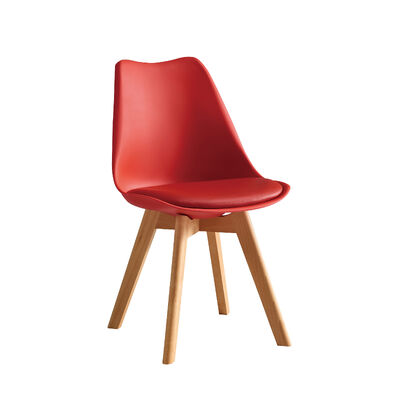 İyi fiyat İskandinav tarzı PU köpük döşenmiş koltuğu ve özelleştirilebilir renklerdeki katı ahşap bacakları olan Eames Bar Sandalyesi çevrimiçi